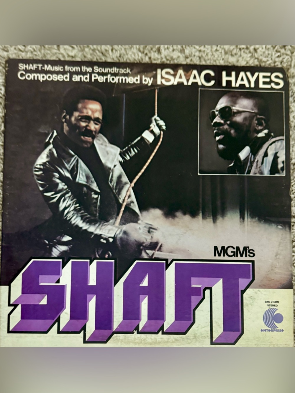 Isaac Hayes Music from the Movie Soundtrack Shaft Double Vinyl Lp Set '71